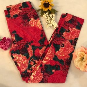 Rose LuLaRoe Leggings